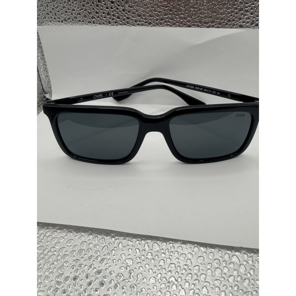 New Chaps Classic Black Sunglasses Mirror Polarized - CP5009 56-17-145